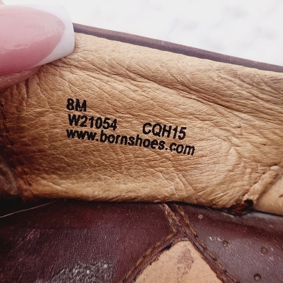 Born Slip On Clog Wedge Casual Comfort Size 8M - Picture 10 of 10